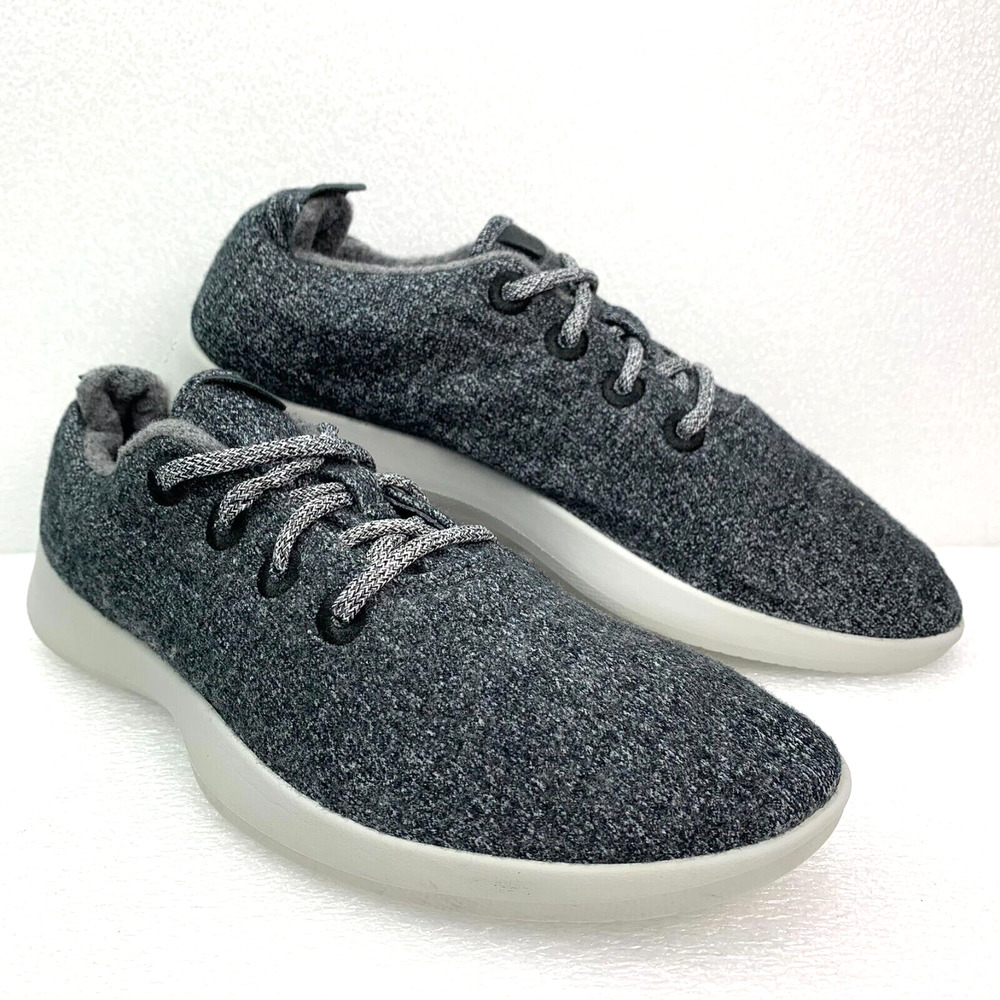 Allbirds Merino Wool Runners Lightweight Sneaker Shoes Dark Grey - Men's 11